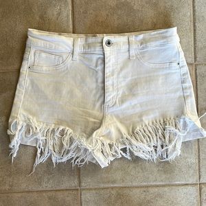 Sneak peek denim shorts